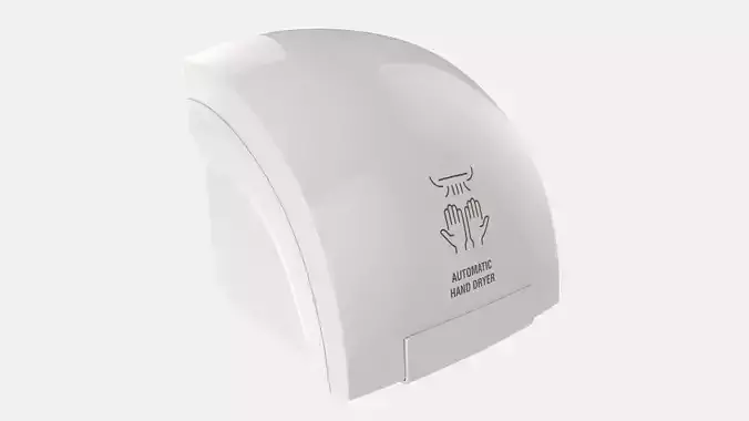 Automatic Air Hand Dryer 3D model