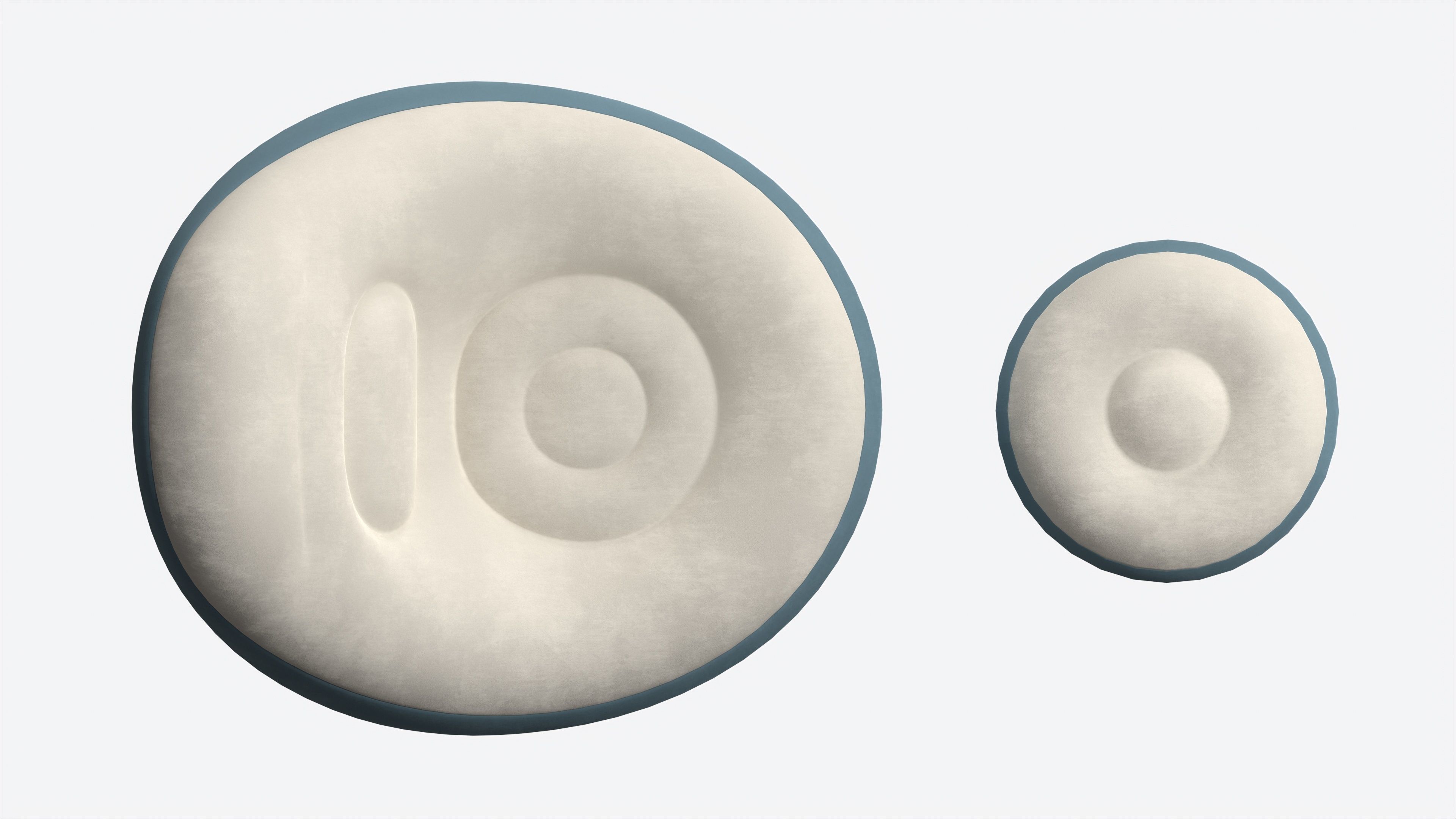 Bestway Inflatable Armchair with Footrest 3D model_4