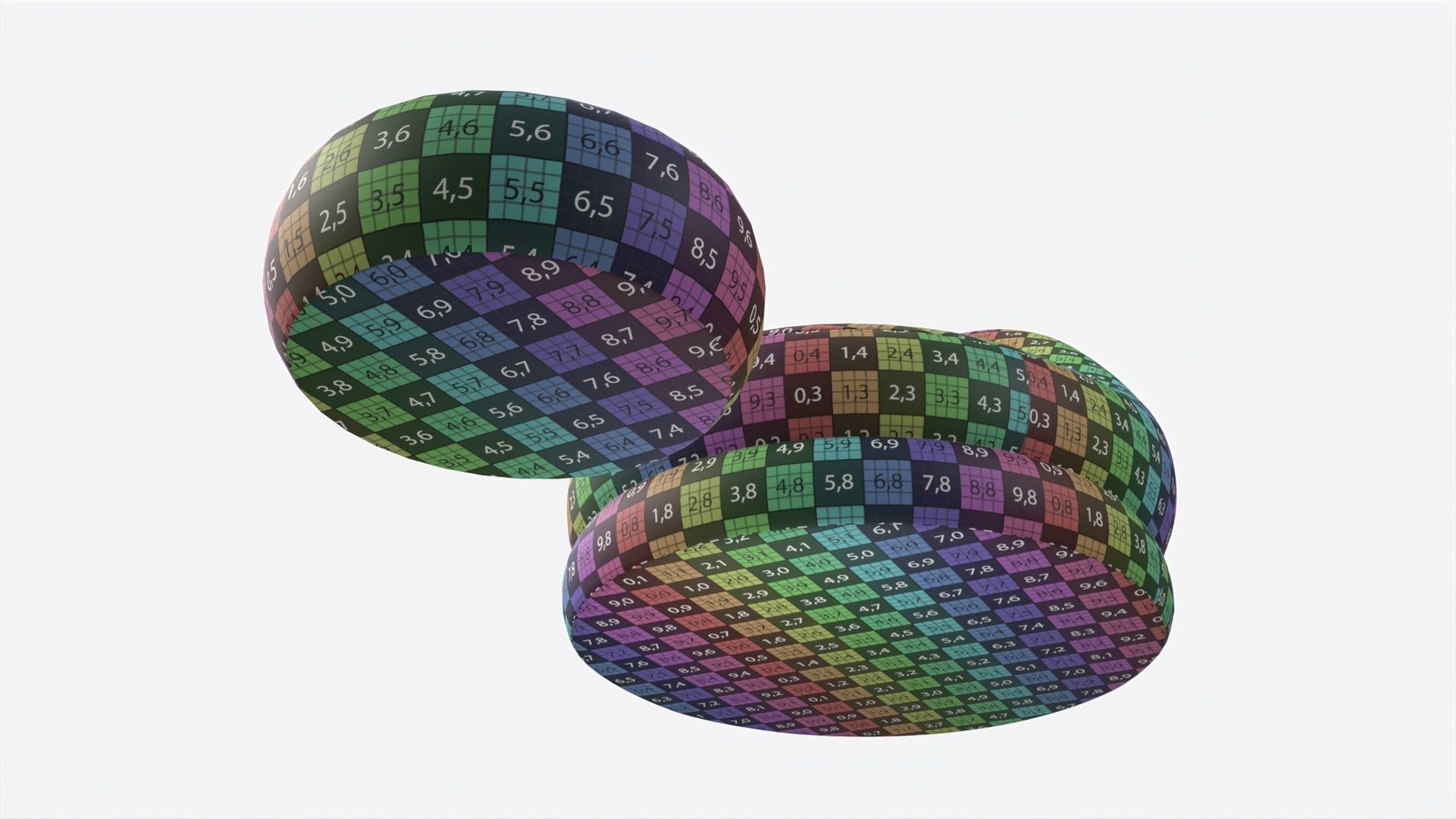 Bestway Inflatable Armchair with Footrest 3D model_9