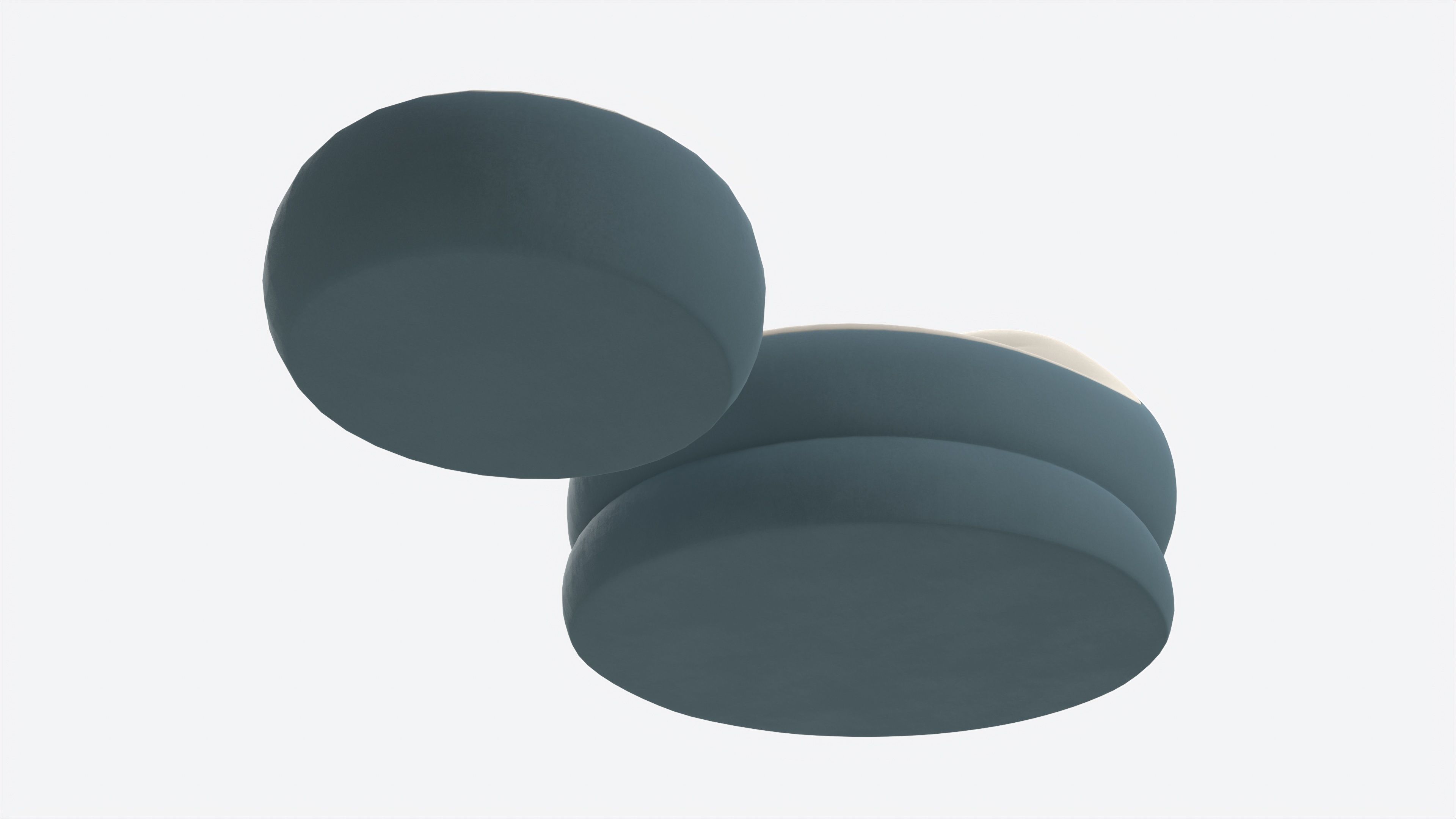 Bestway Inflatable Armchair with Footrest 3D model_3