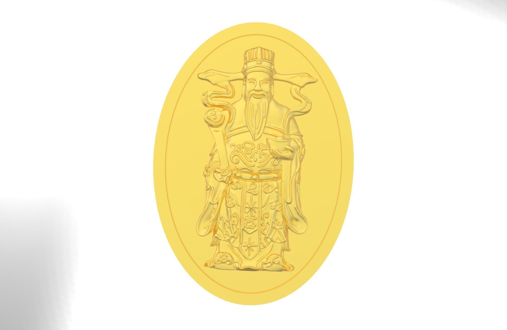 Lucky Buddha 3D print model_2