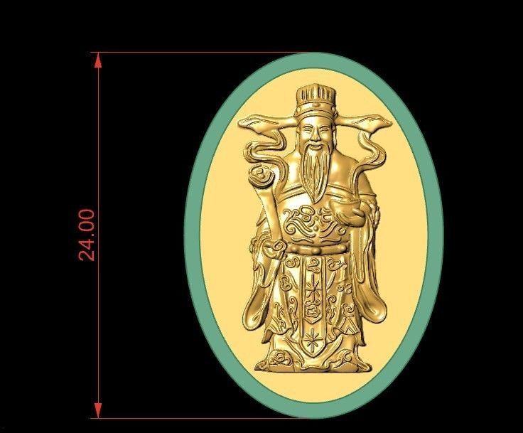 Lucky Buddha 3D print model_1