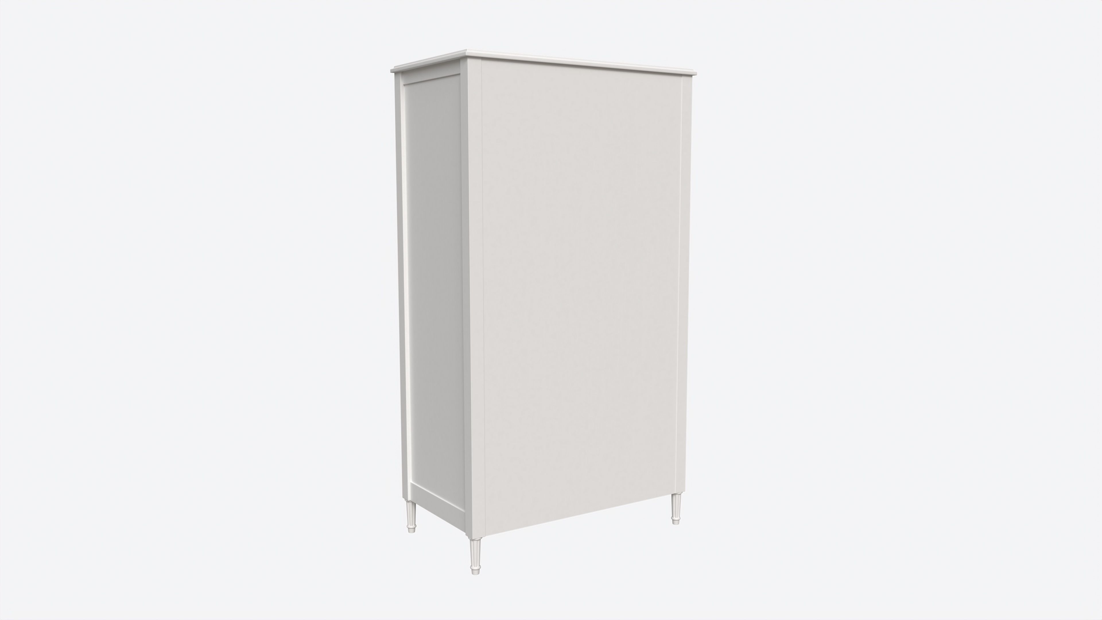 Ellipse Elit 2-door Wardrobe 3D model_1