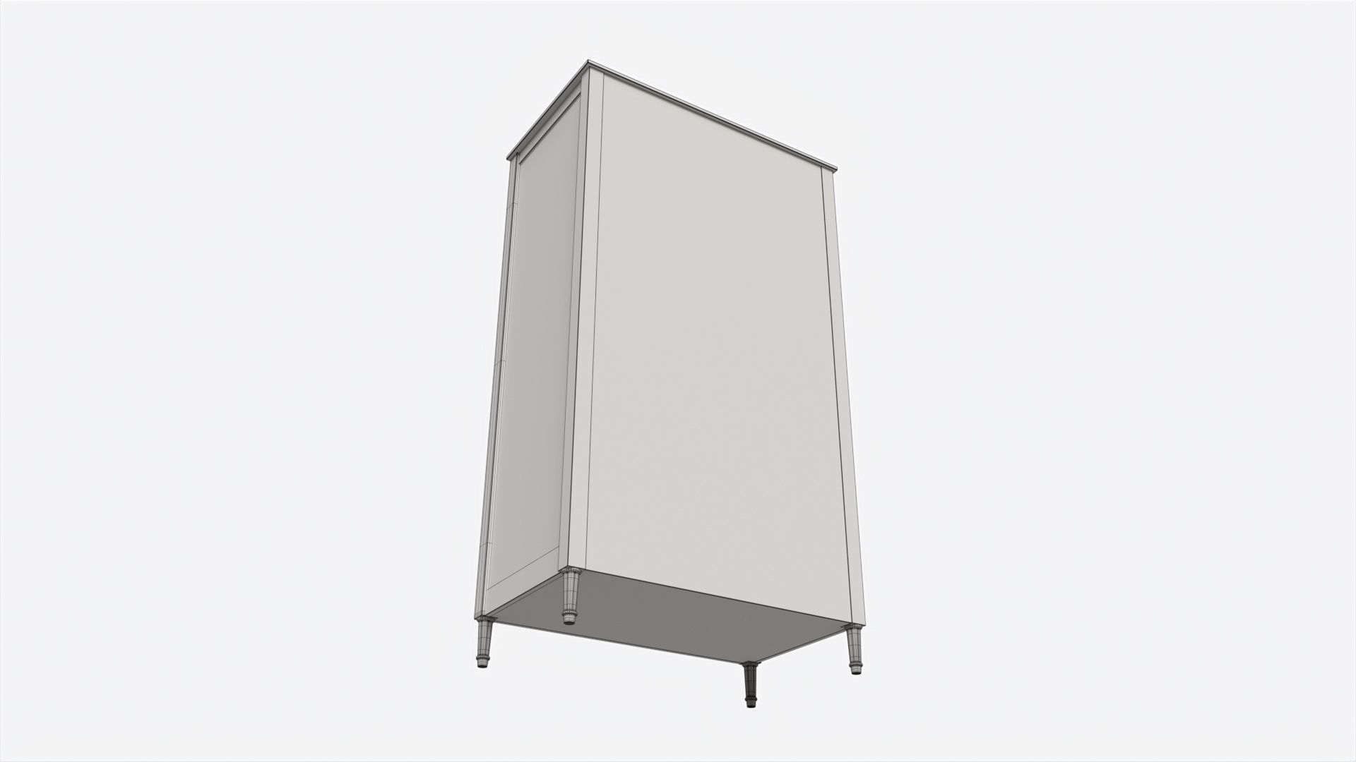 Ellipse Elit 2-door Wardrobe 3D model_7