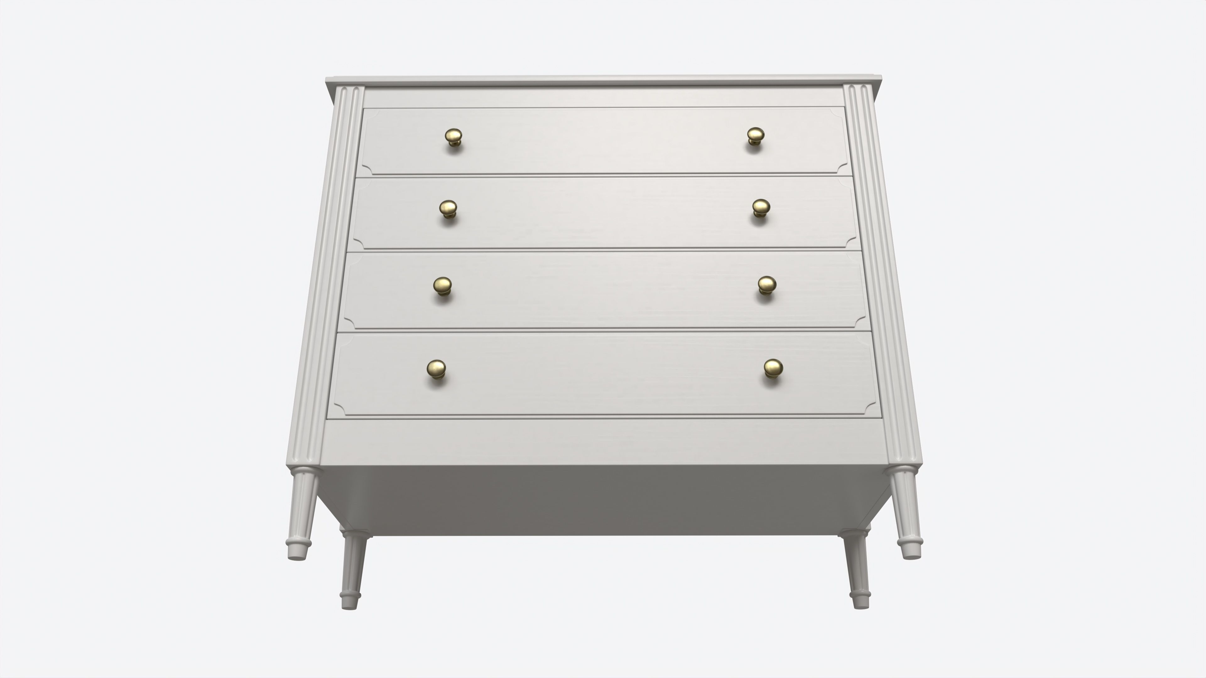 Ellipse Elit Chest of 4 Drawers 3D model_3