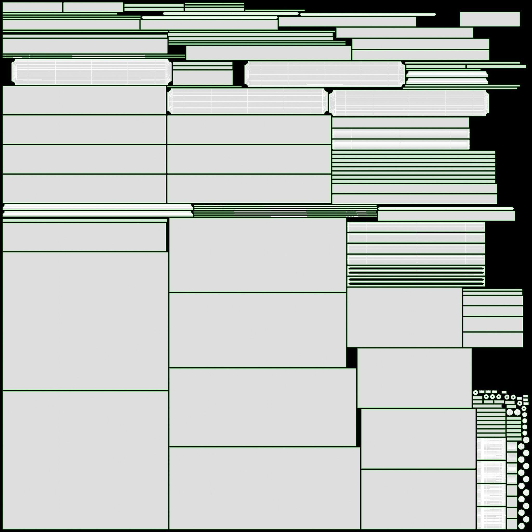 Ellipse Elit Chest of 4 Drawers 3D model_10