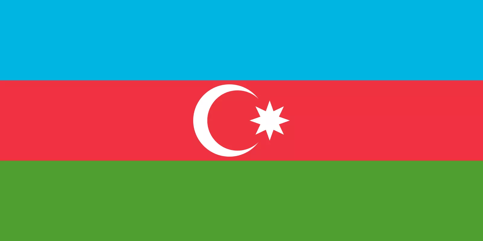 Azerbaijan flag Free 3D model_0