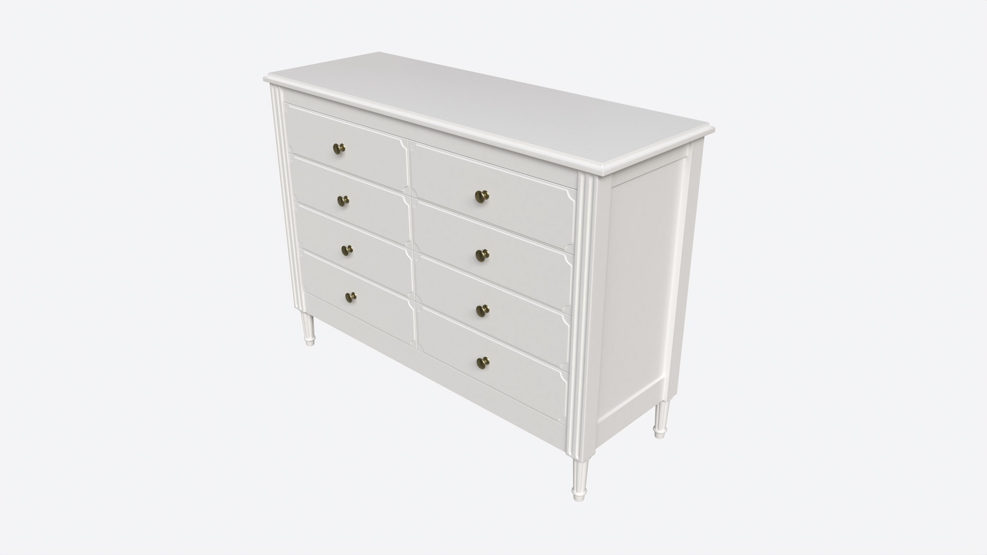 Ellipse Elit Chest of 8 Drawers 3D model_1