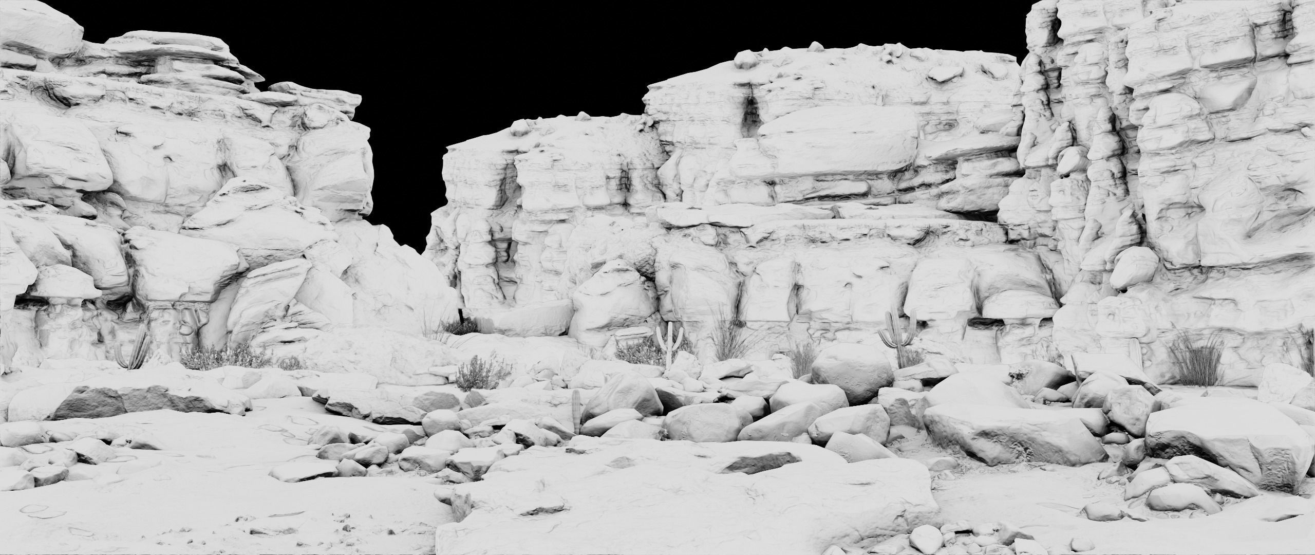 Dust  Environment  3D model_2