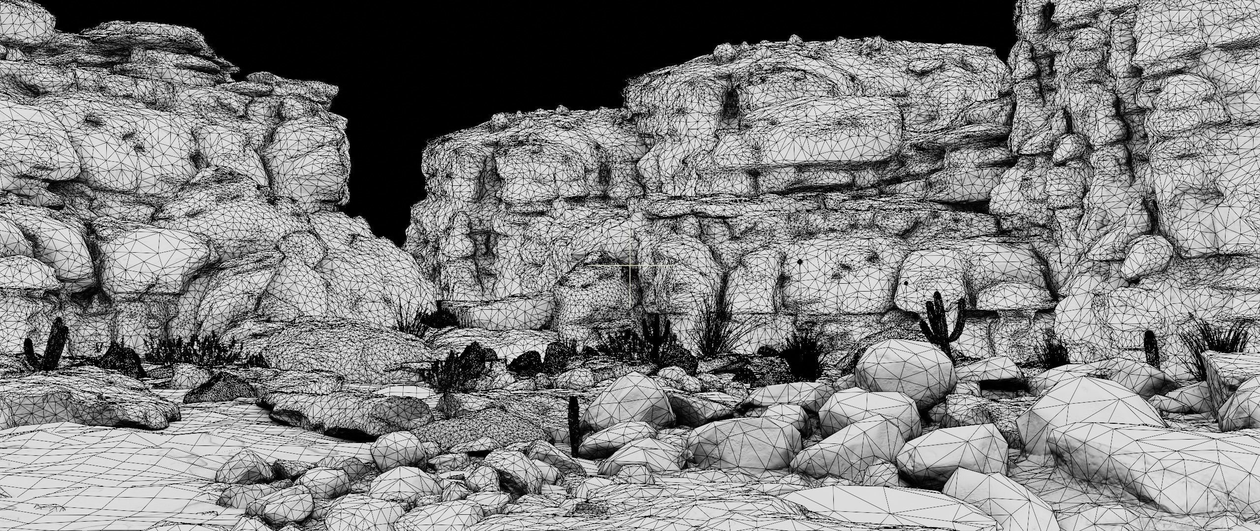 Dust  Environment  3D model_3