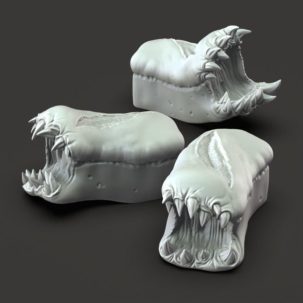 Bread Monsters - 3D Printable TTRPG - PRESUPPORTED - 32mm Scale 3D print model_5