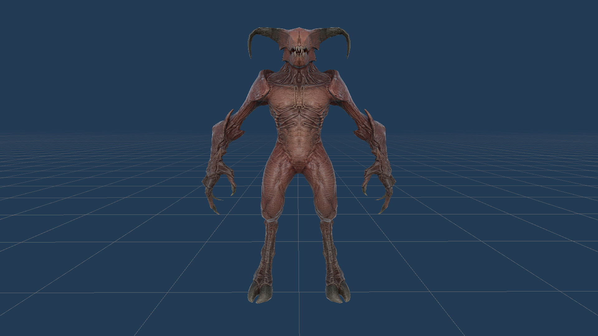 Faceless Demon 4 Low-poly 3D model_27