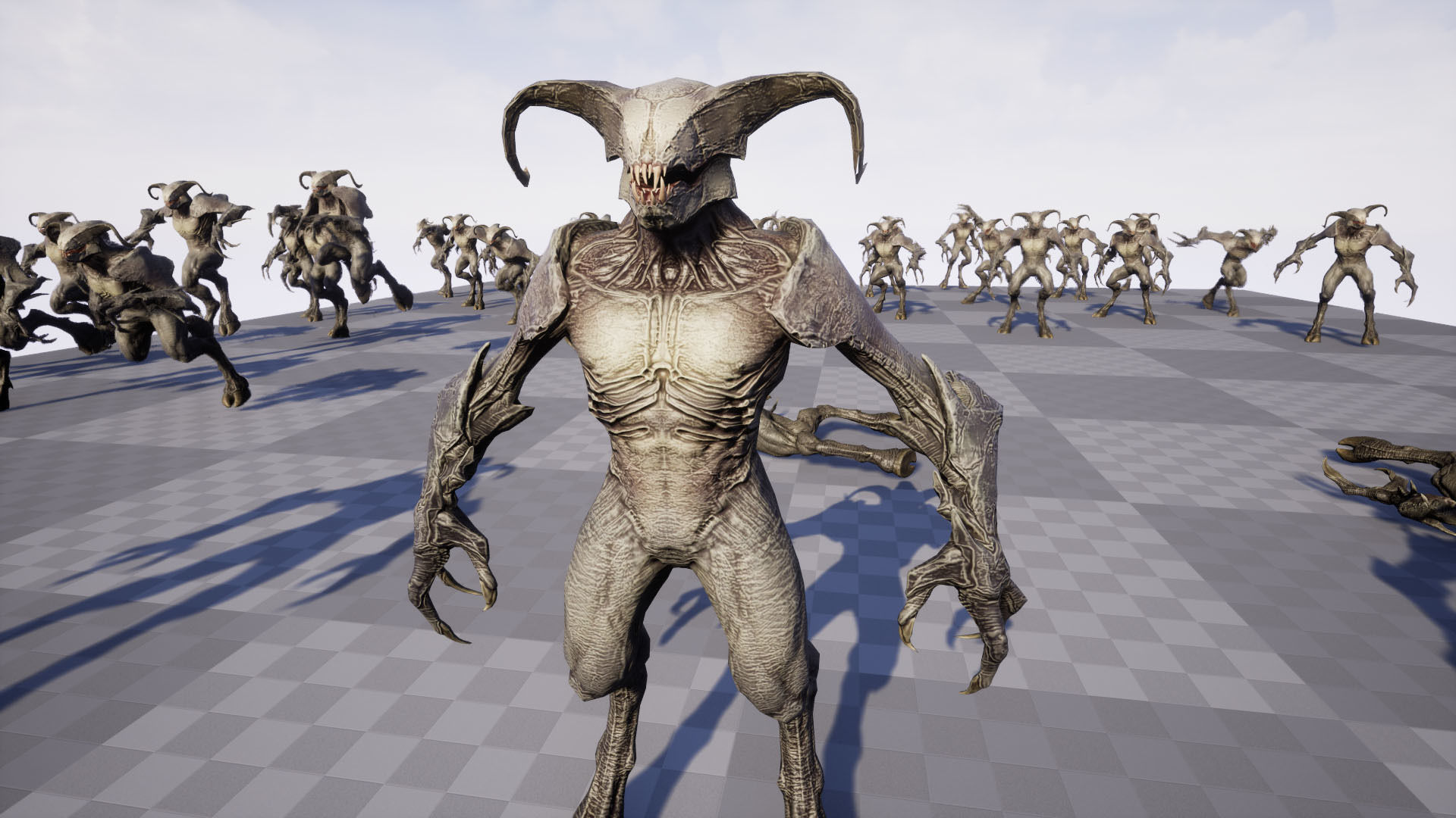 Faceless Demon 4 Low-poly 3D model_22