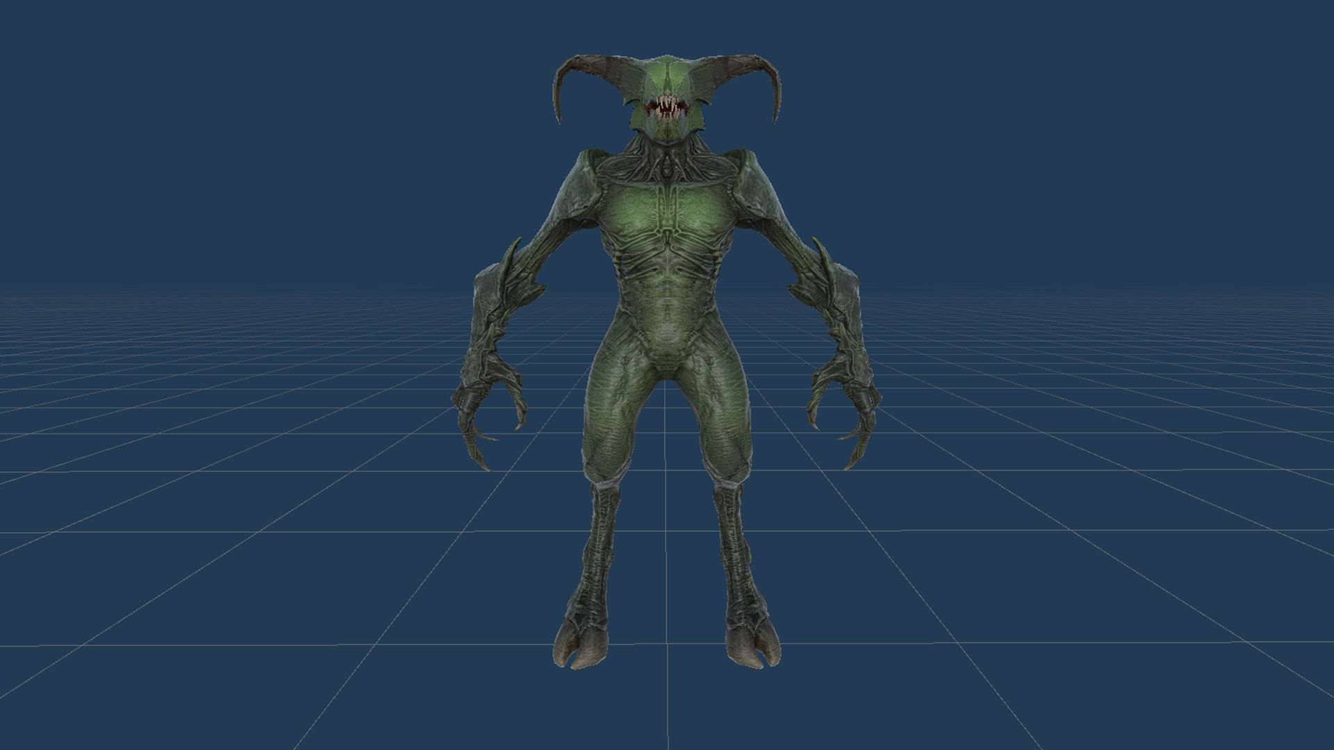 Faceless Demon 4 Low-poly 3D model_28