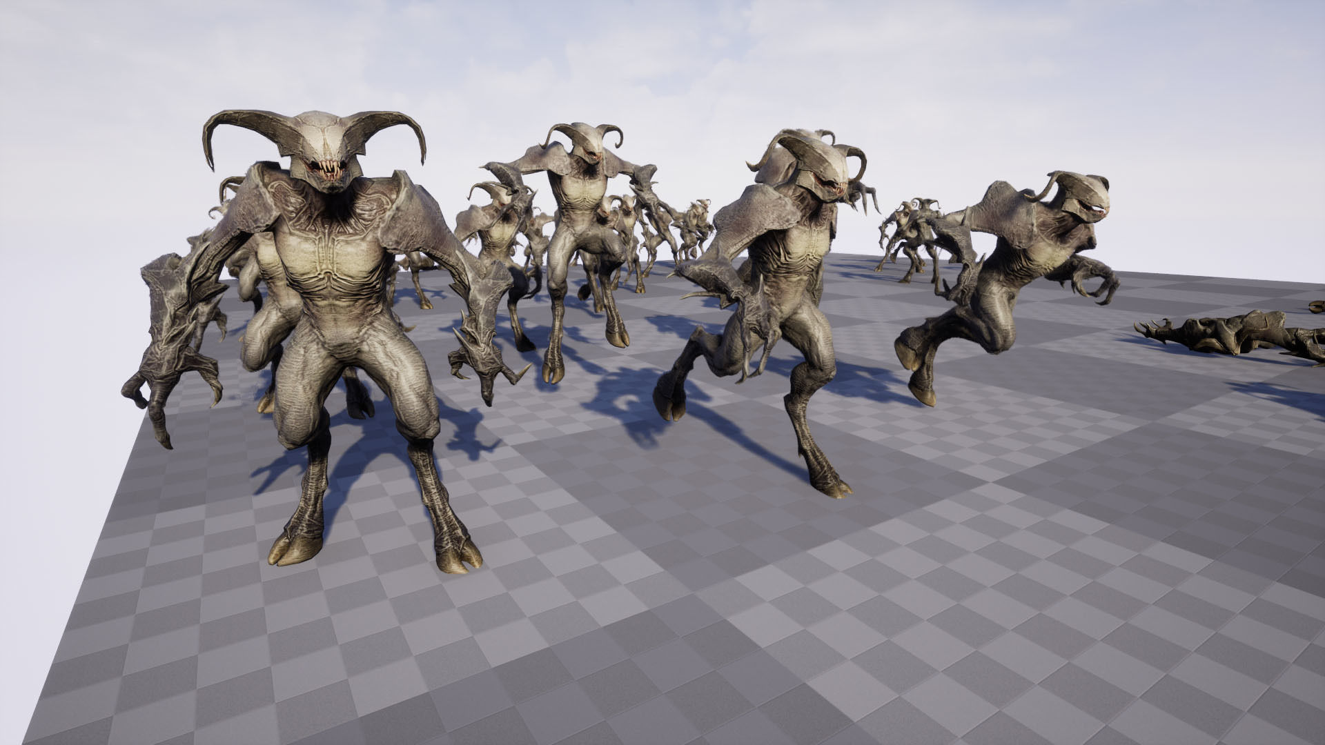 Faceless Demon 4 Low-poly 3D model_21