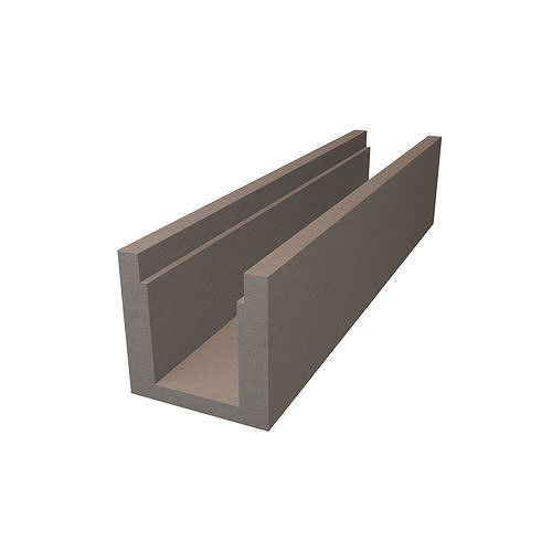 Concrete Trenches V1 002 Low-poly 3D model