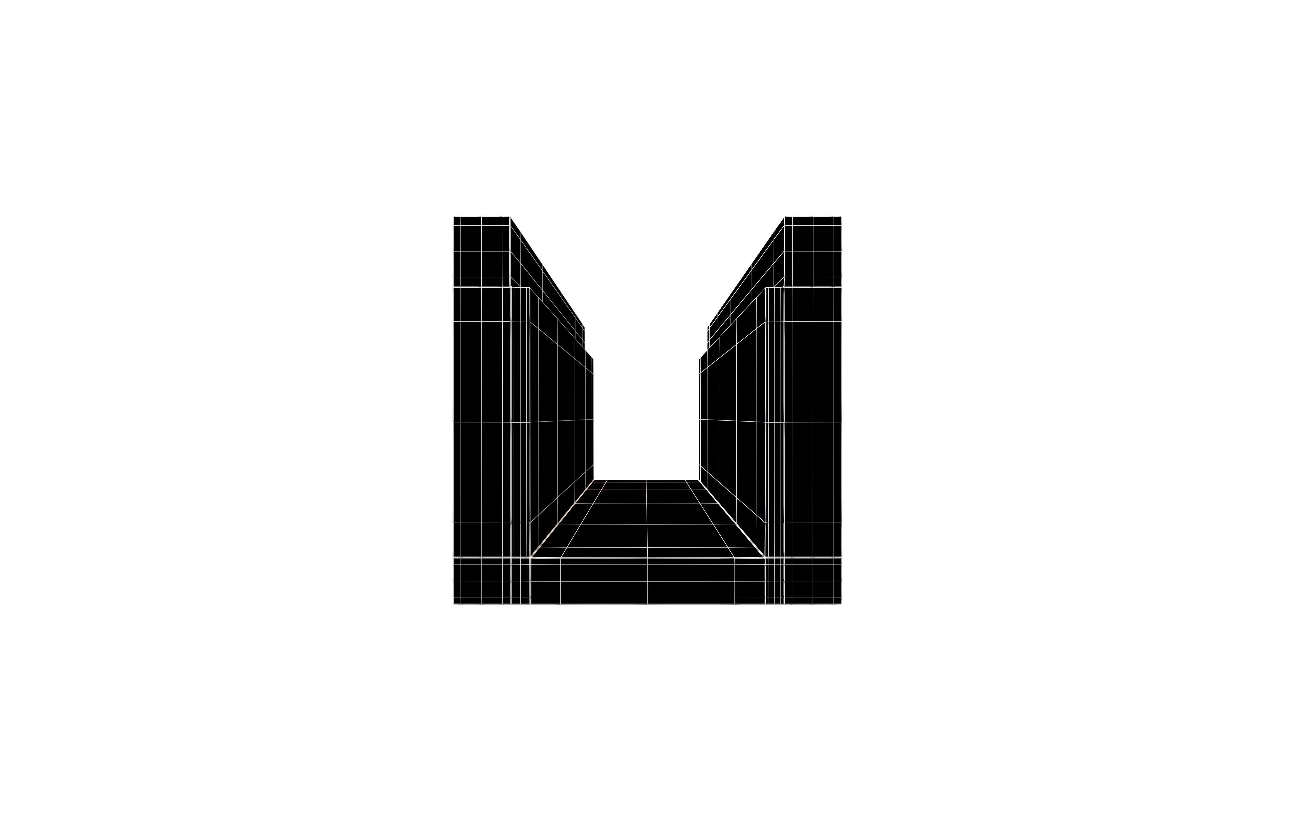 Concrete Trenches V1 003 Low-poly 3D model_7