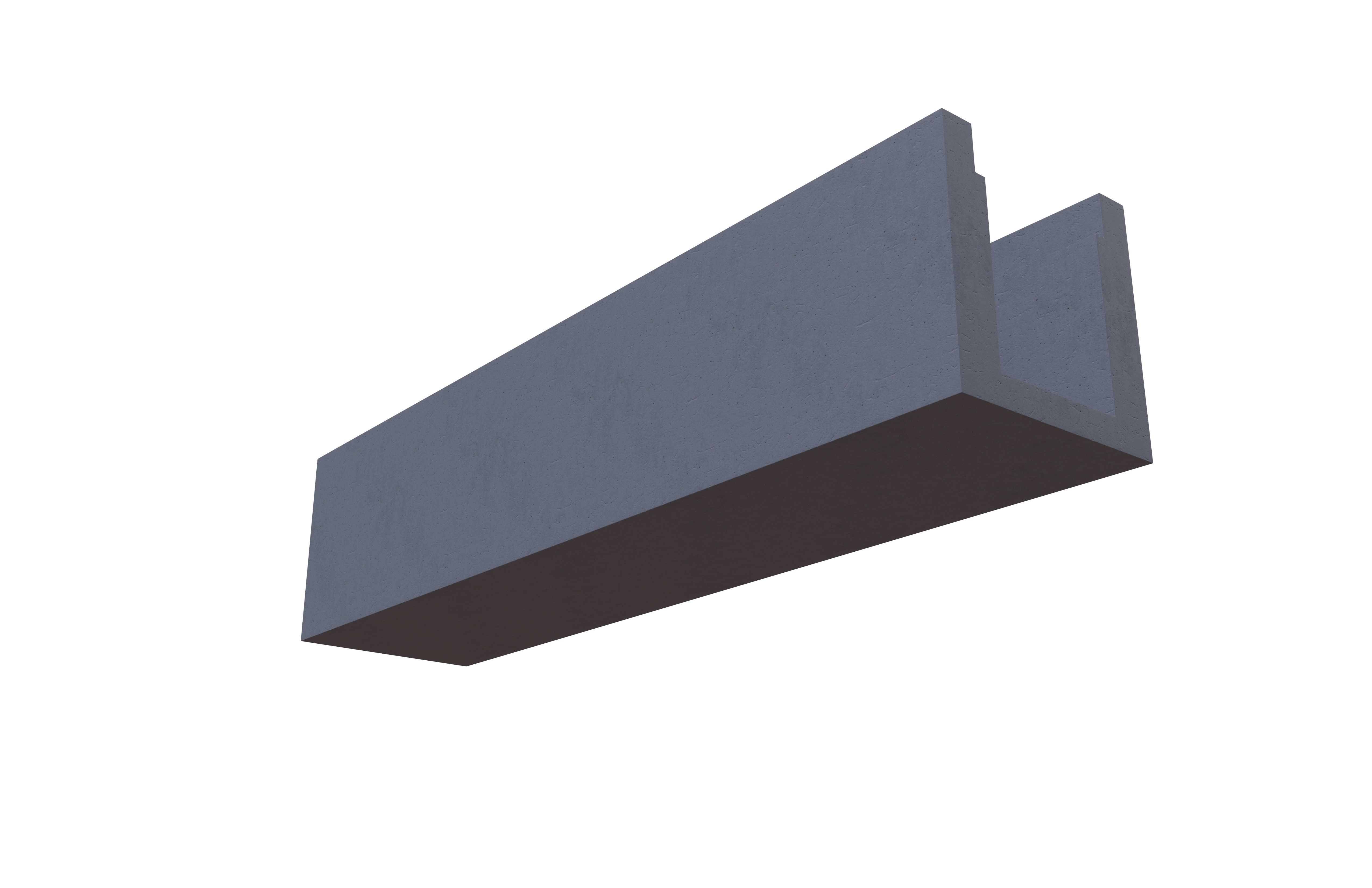 Concrete Trenches V1 003 Low-poly 3D model_3