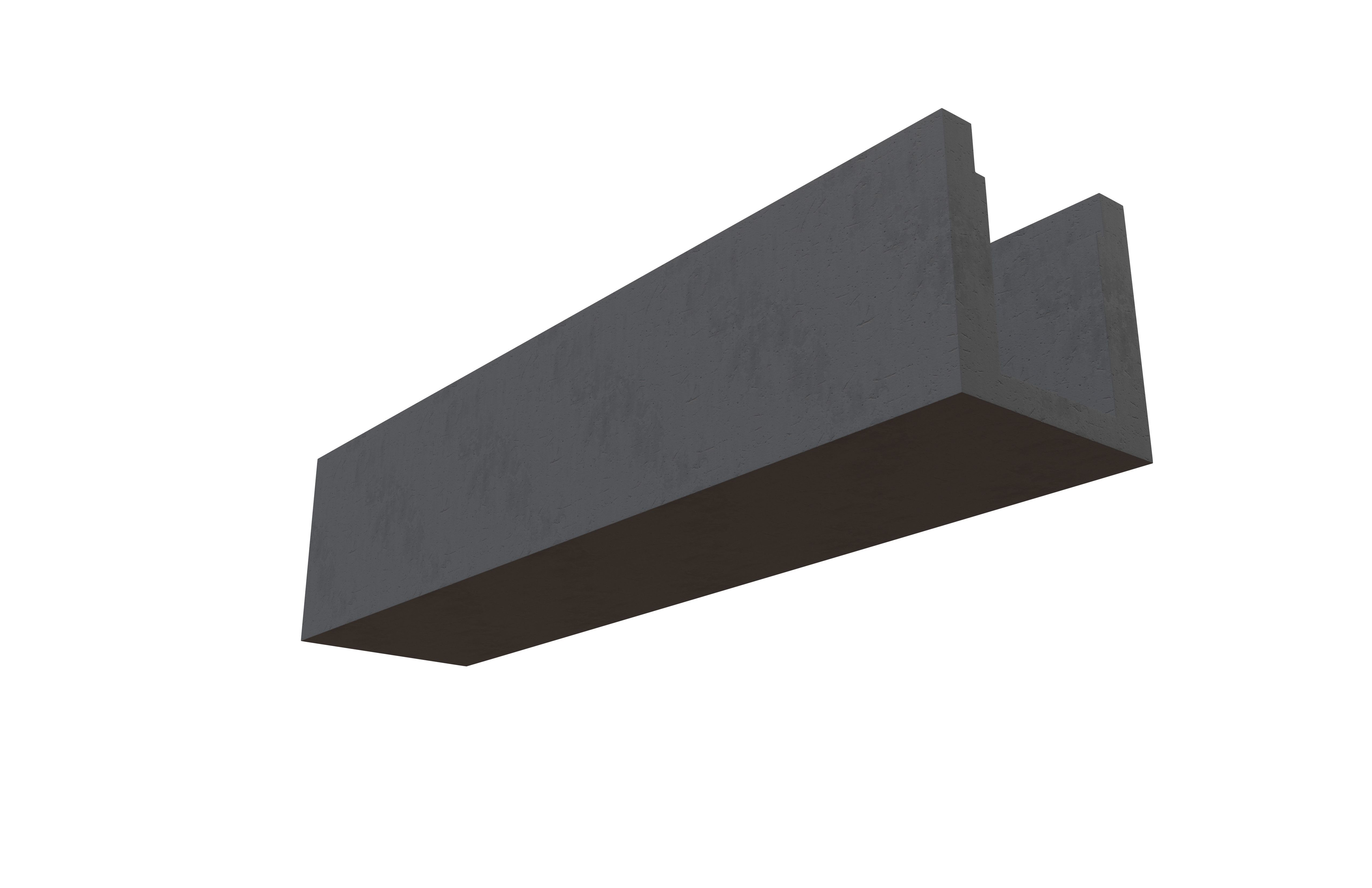 Concrete Trenches V1 006 Low-poly 3D model_3