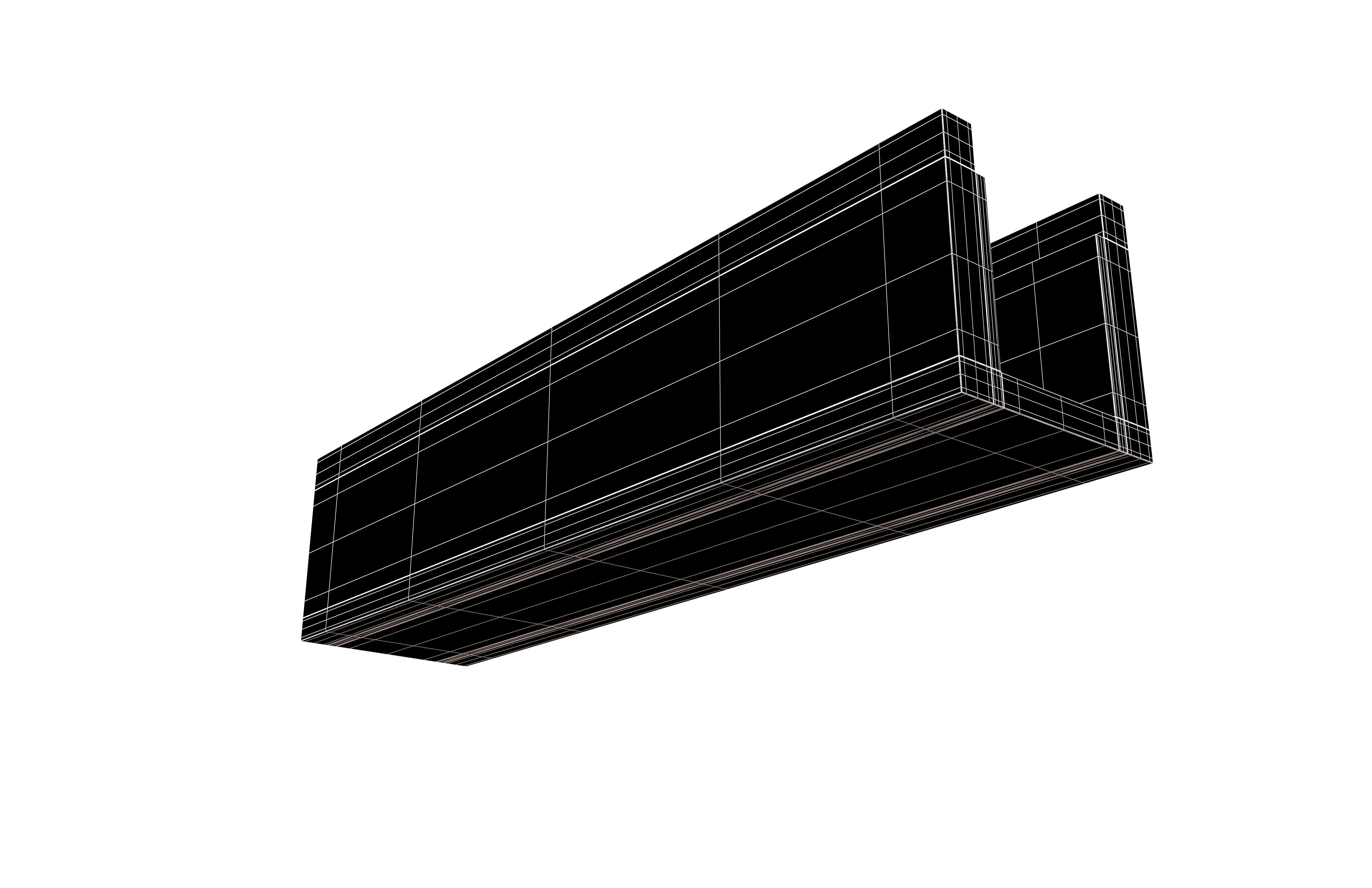 Concrete Trenches V1 006 Low-poly 3D model_8