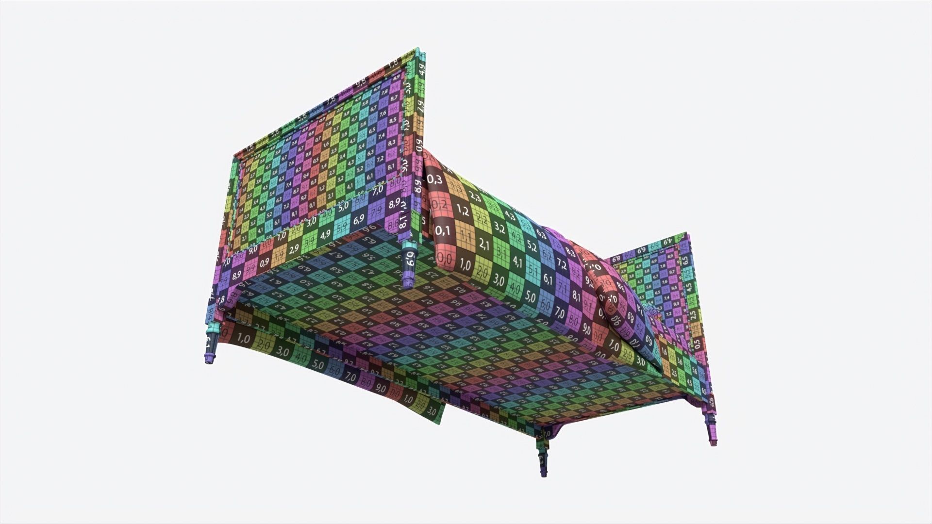 Ellipse Elit Teenagers Bed 3D model_9