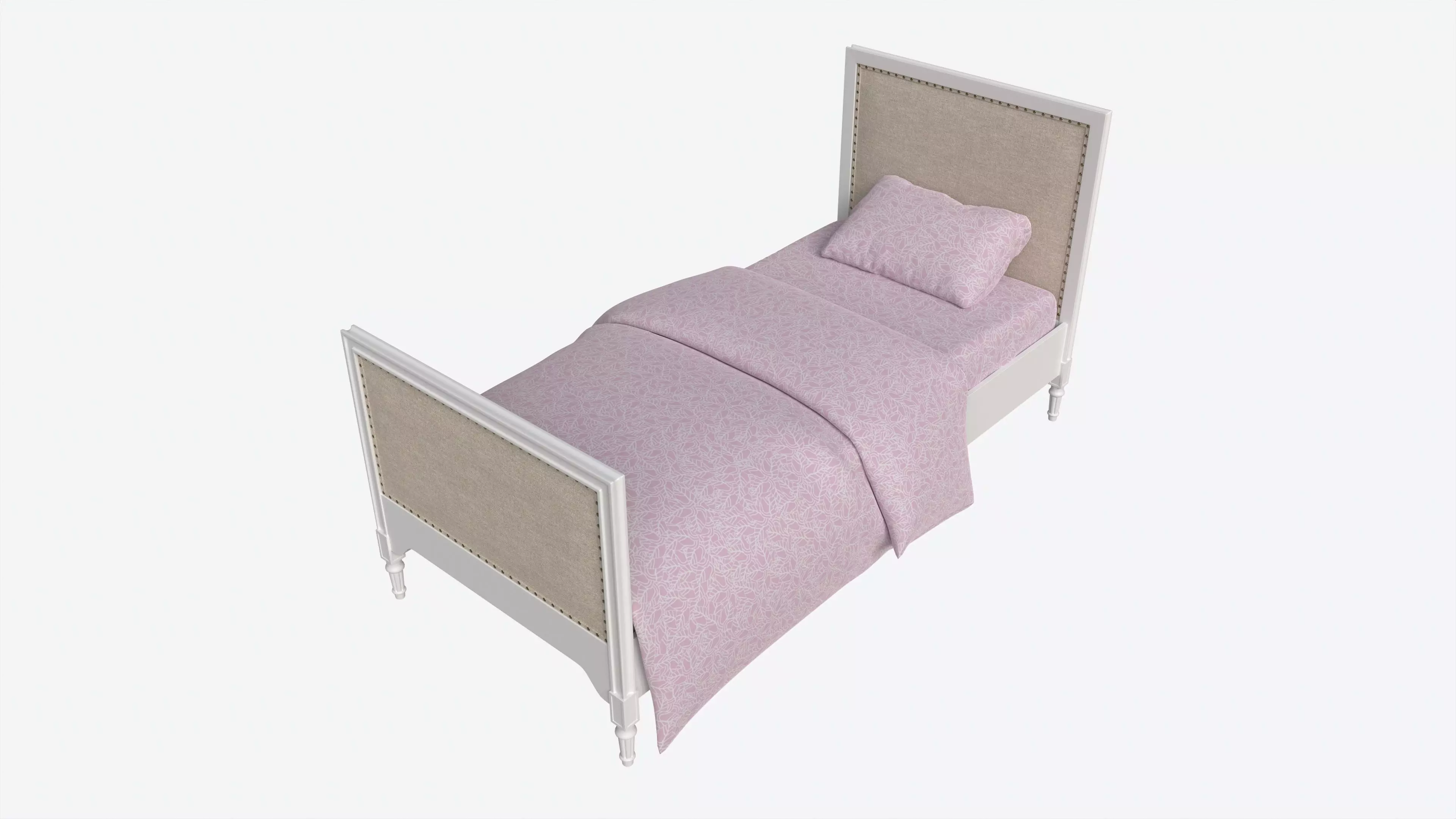 Ellipse Elit Teenagers Bed 3D model_0