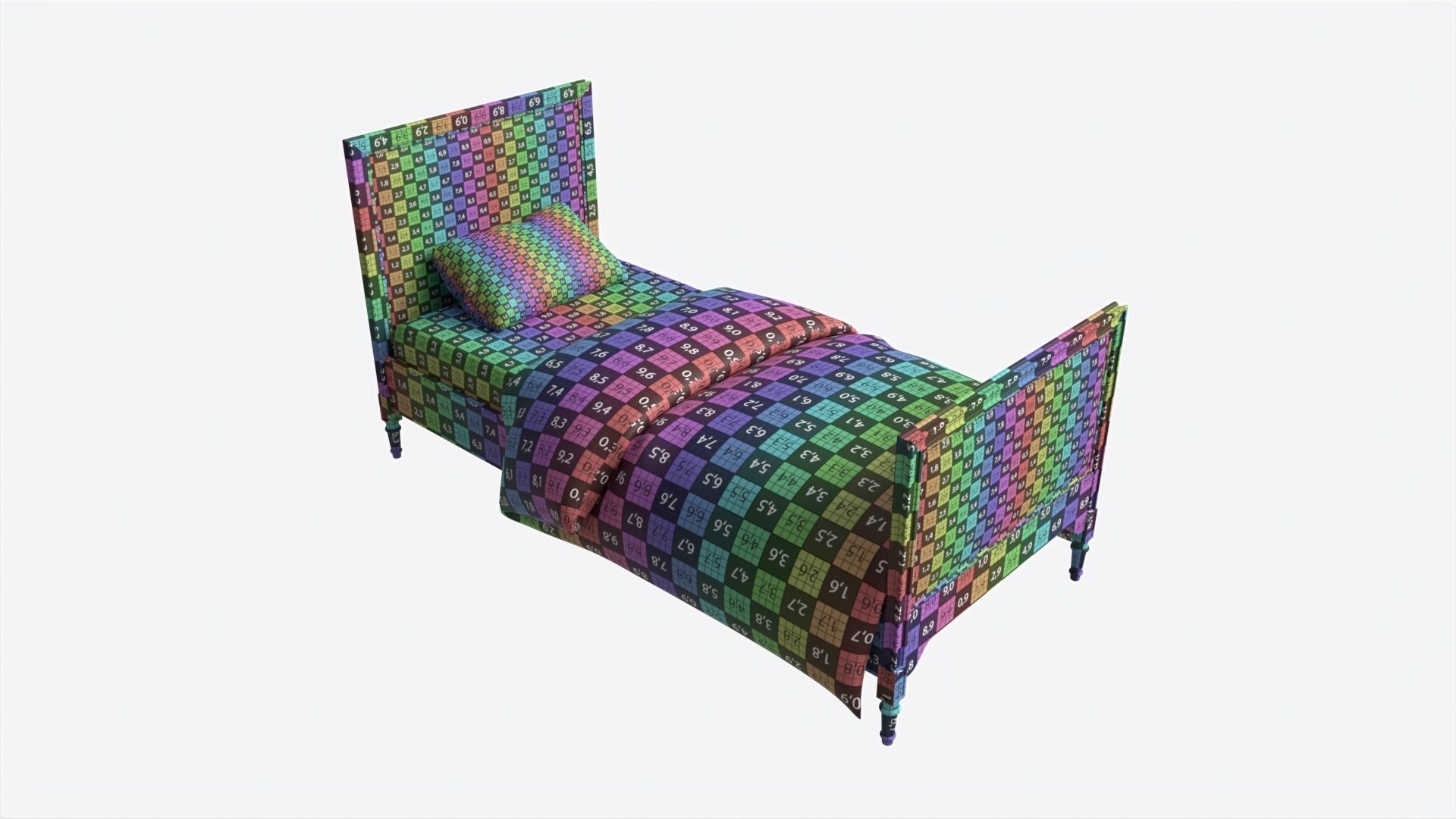 Ellipse Elit Teenagers Bed 3D model_8