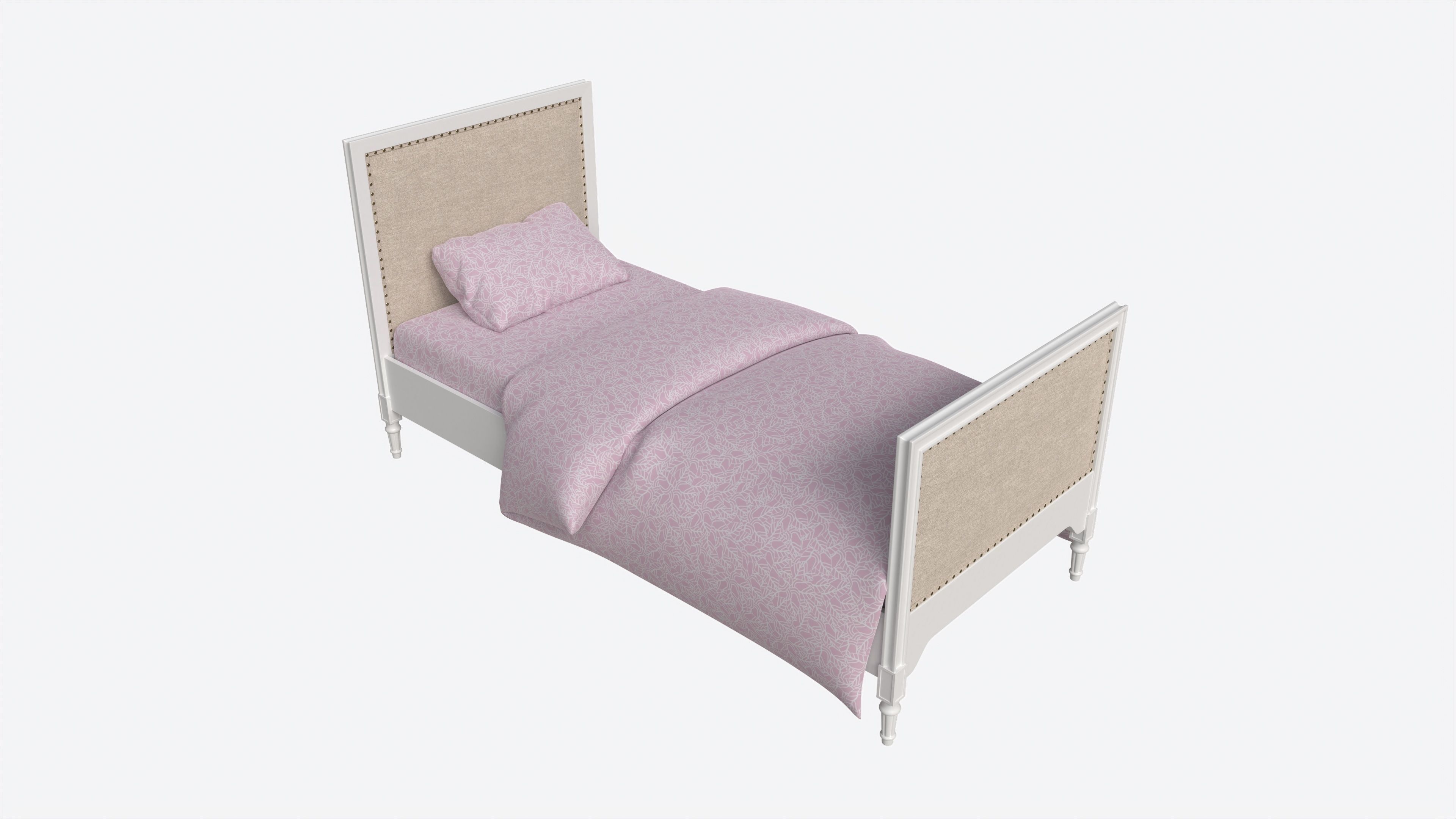 Ellipse Elit Teenagers Bed 3D model_1