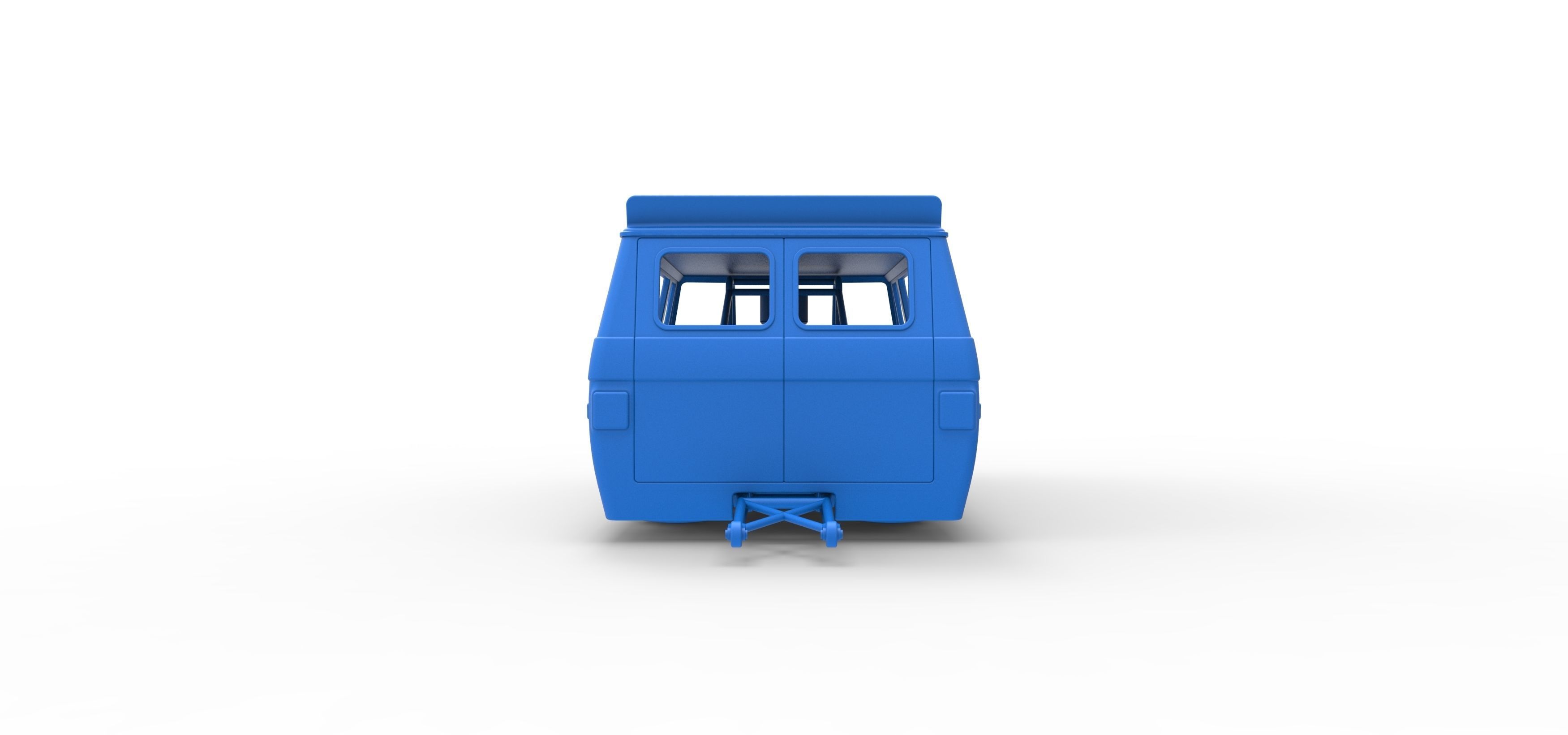 Dragster Van Scale 1 to 25 3D print model_33