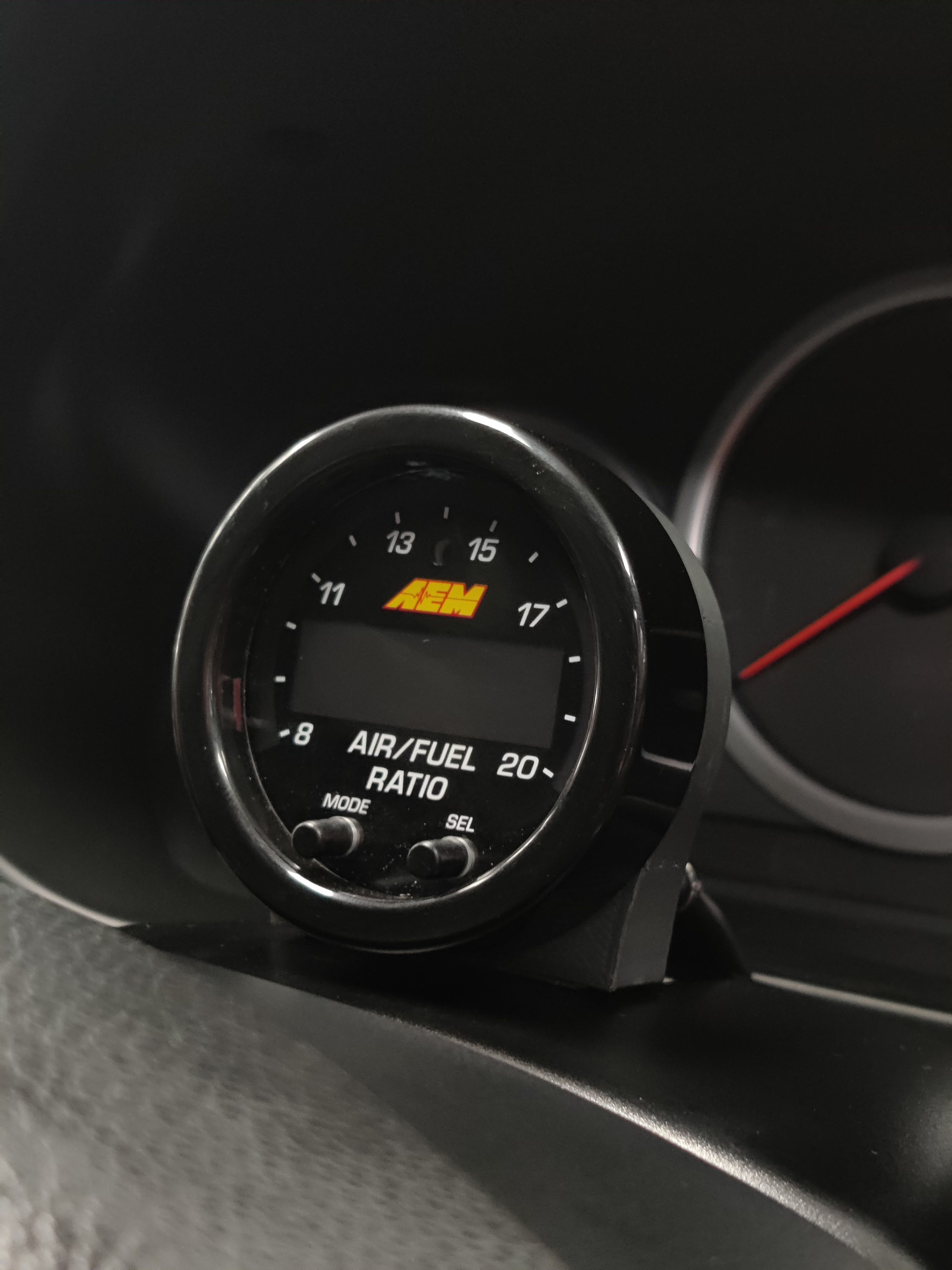 AEM AFR Gauge Pod 3D model 3D printable CGTrader