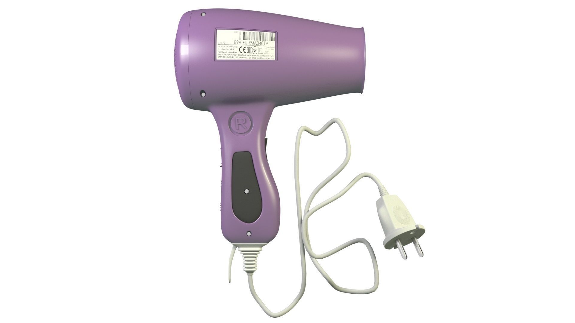 hair dryer 3D model_10