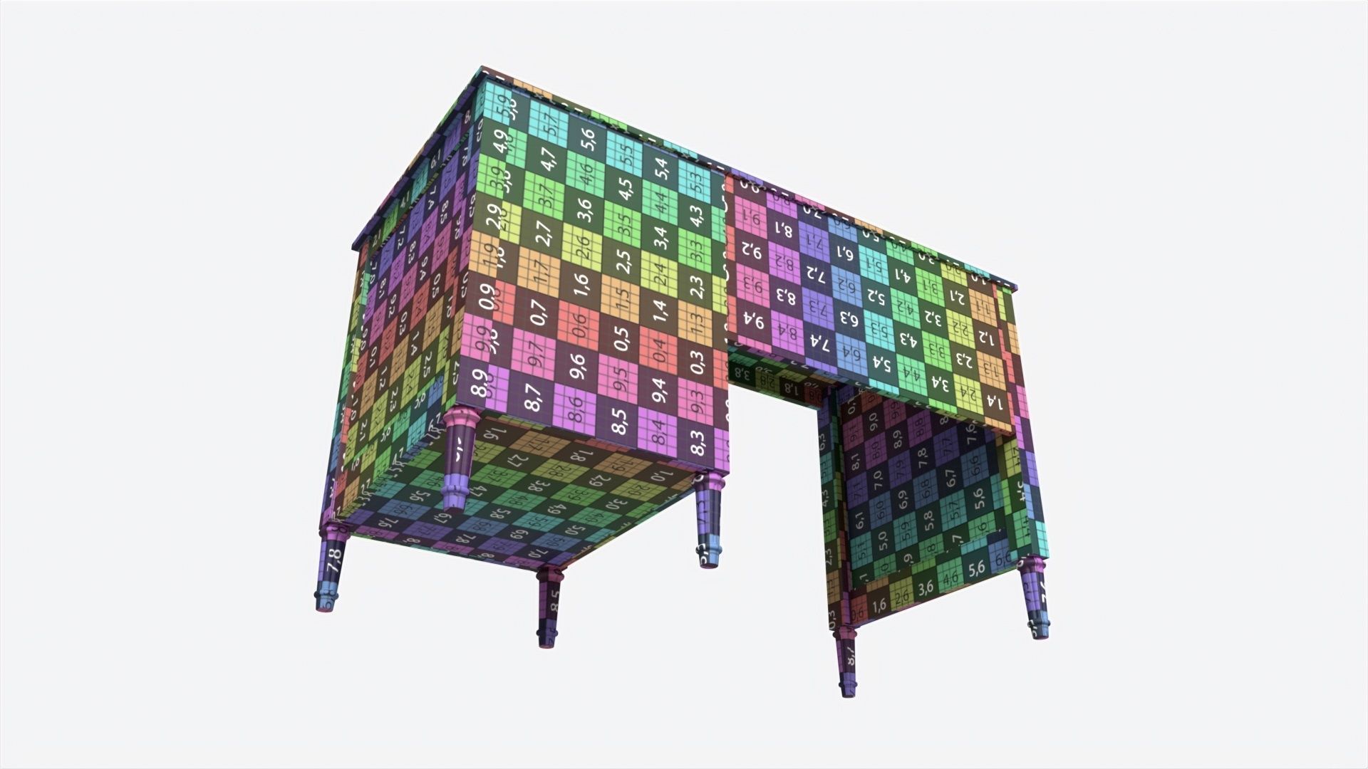 Ellipse Elit Desk 3D model_9