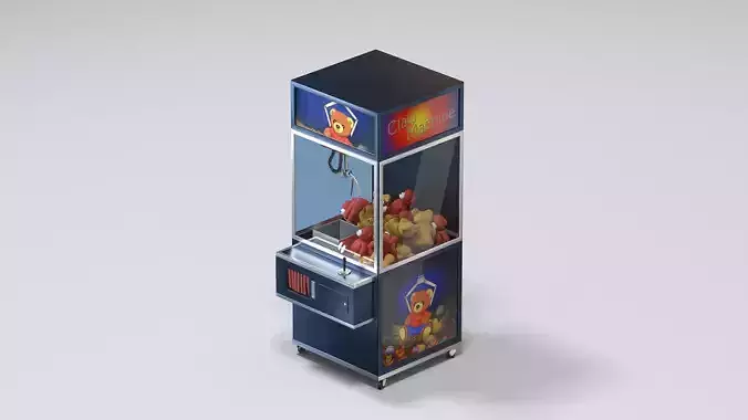 Toy Claw Machine Low-poly 3D model