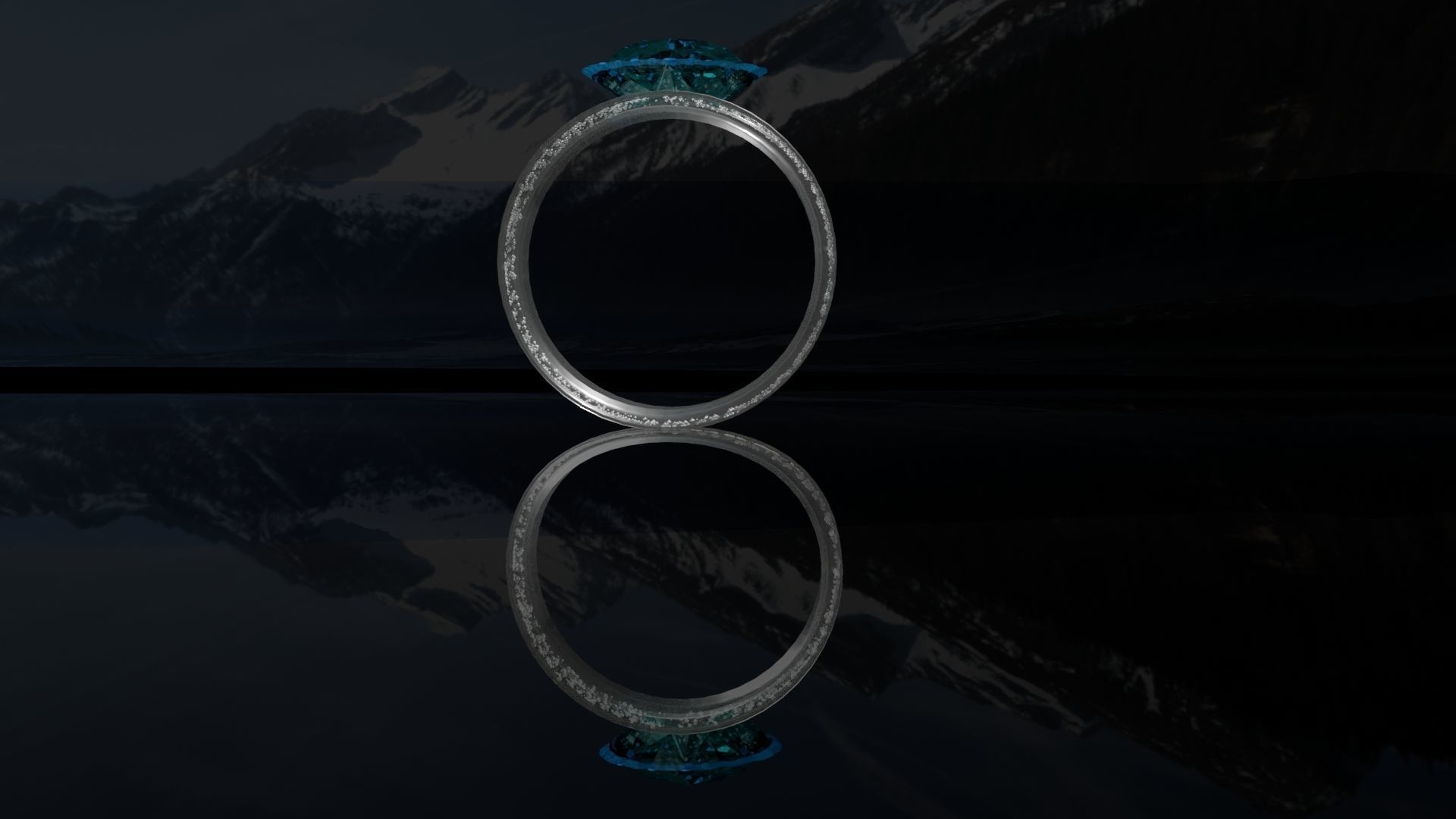 Finger Ring 3D model_11