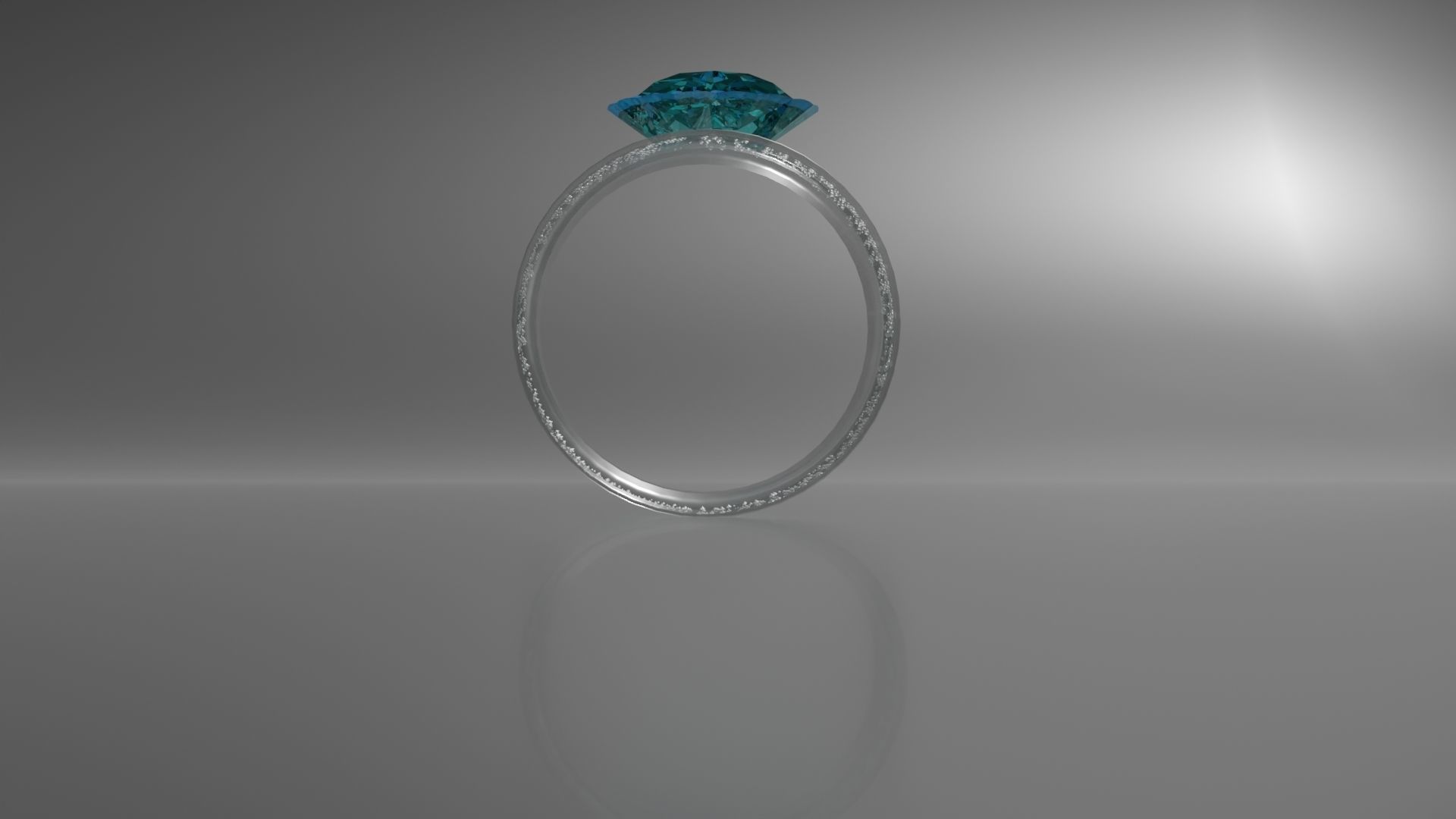 Finger Ring 3D model_8