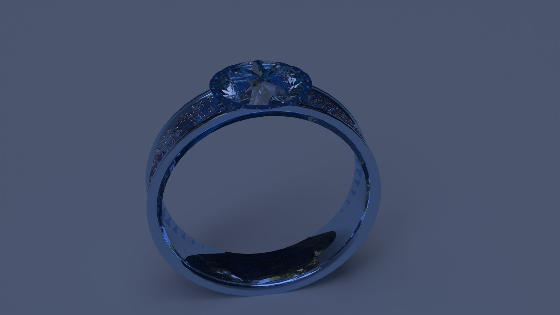 Finger Ring 3D model_9