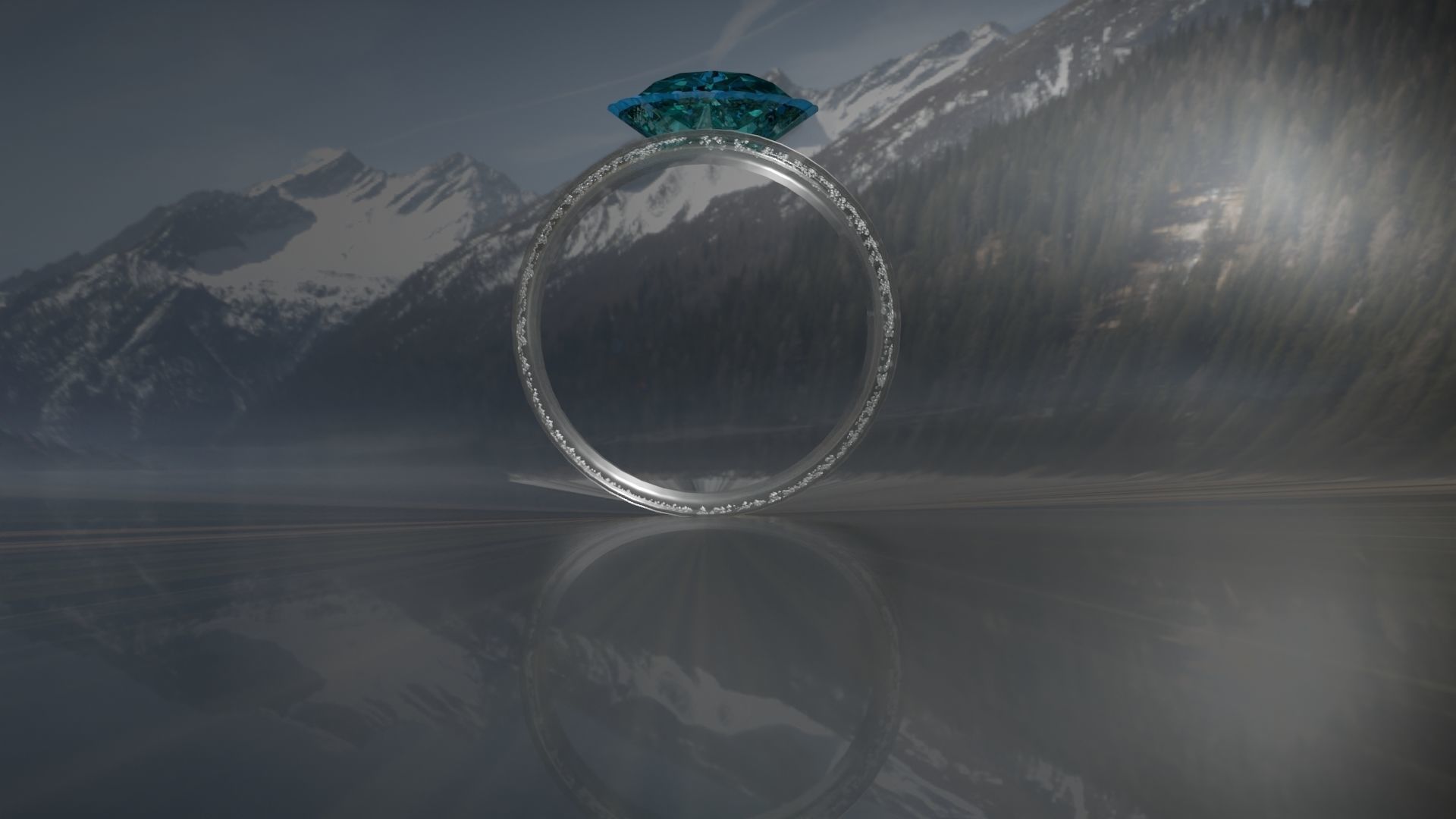 Finger Ring 3D model_10