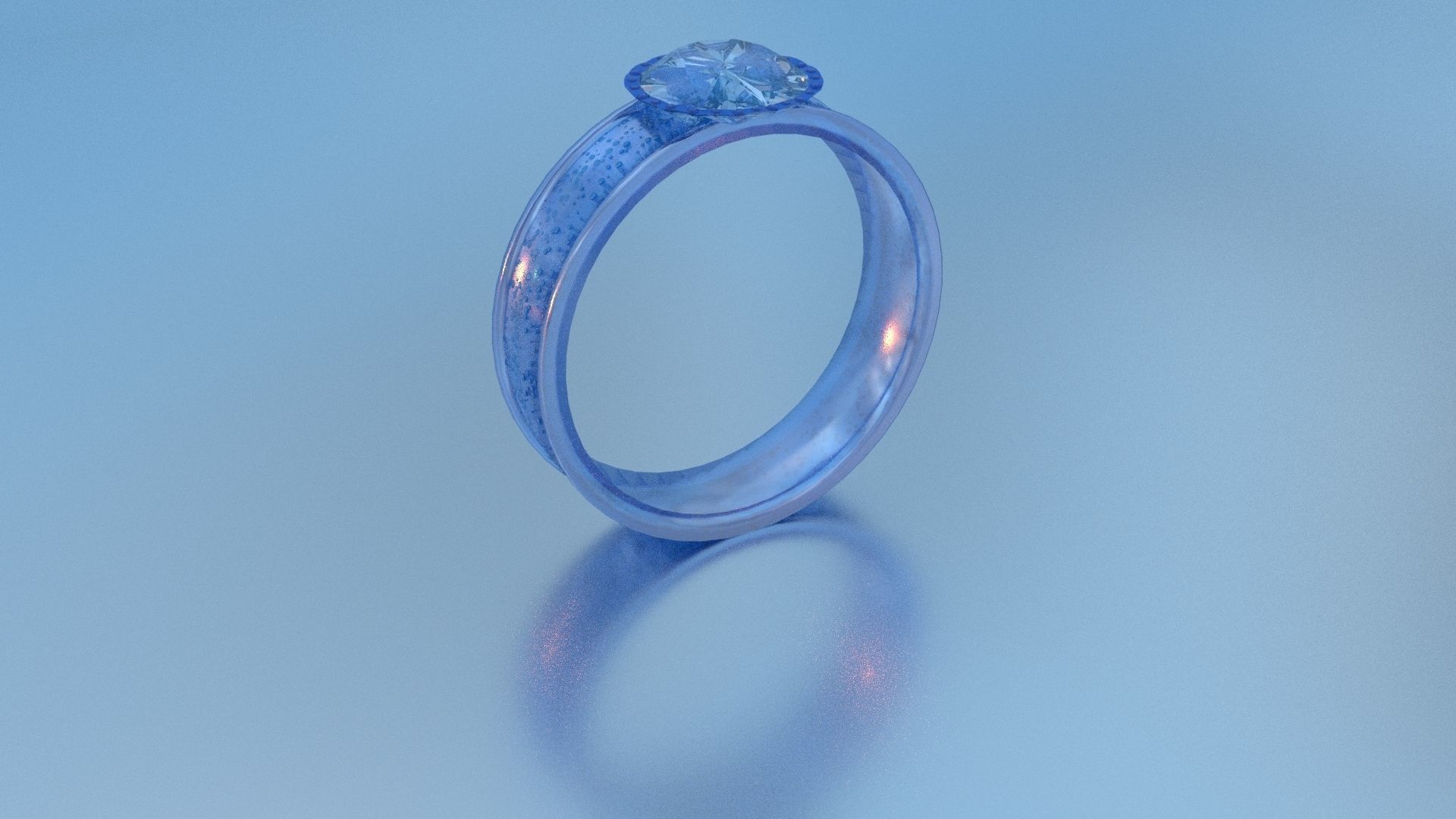 Finger Ring 3D model_16
