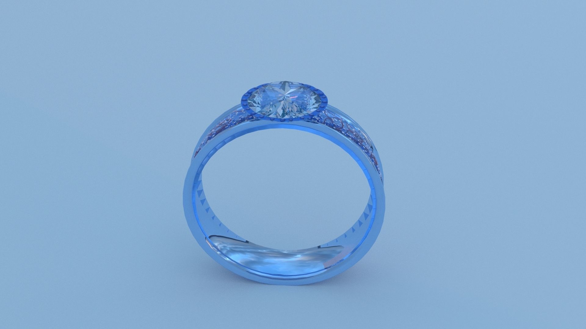 Finger Ring 3D model_12