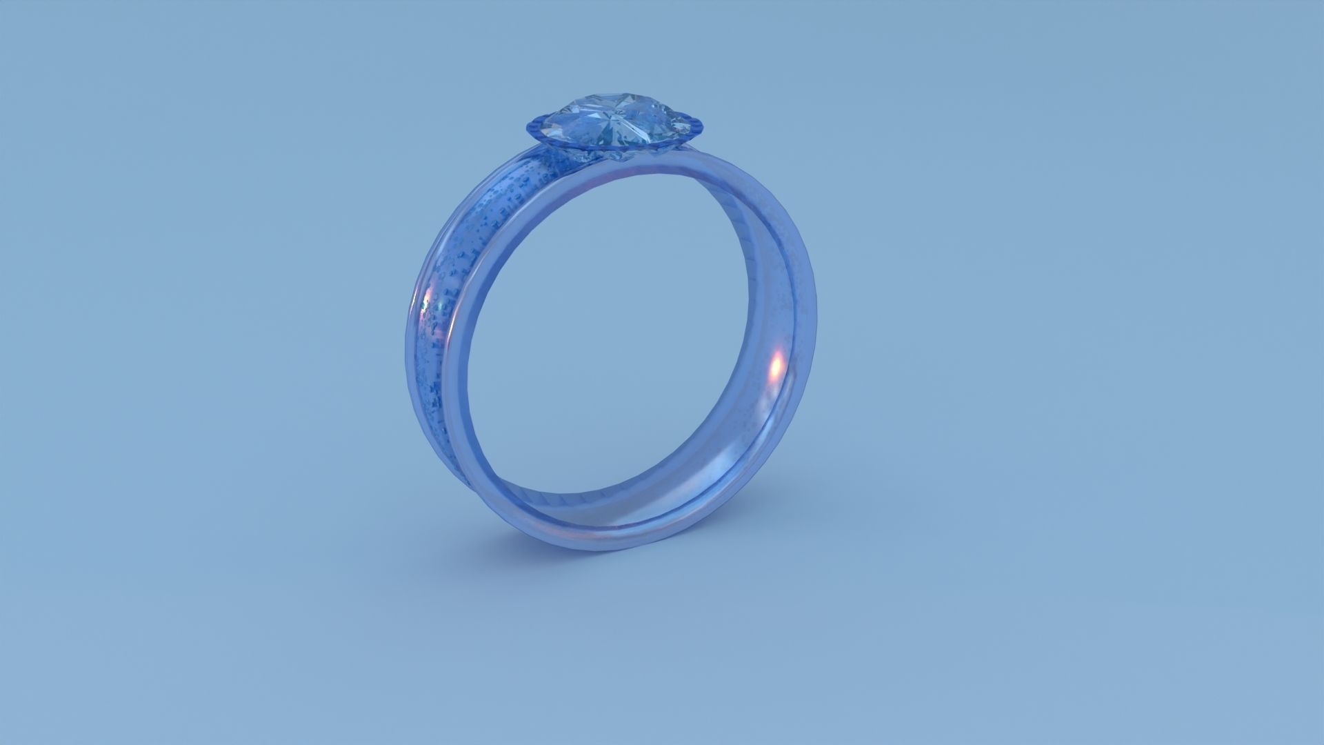 Finger Ring 3D model_13