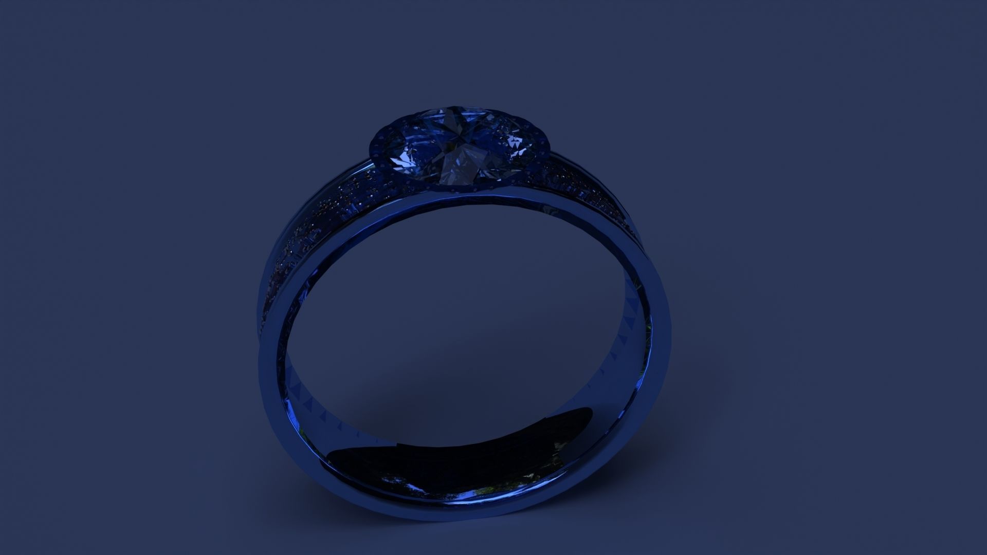 Finger Ring 3D model_14