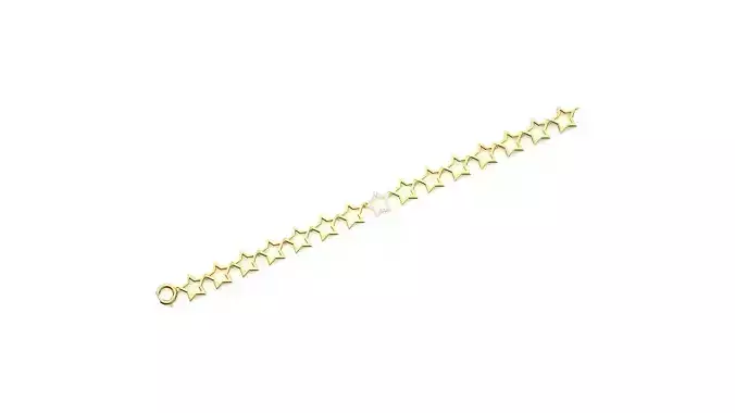 Diamond Bracelet 3D print model  3D print model