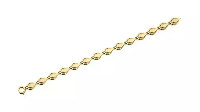 Diamond Bracelet 3D print model 