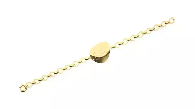 Diamond Bracelet 3D print model 