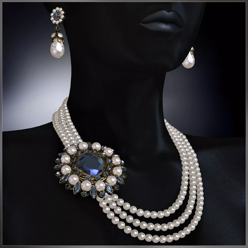 GCD Jewelry Set 2 3D model