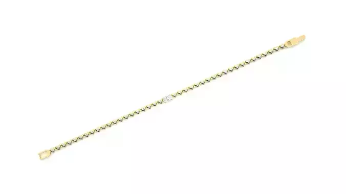 Diamond Bracelet 3D print model 