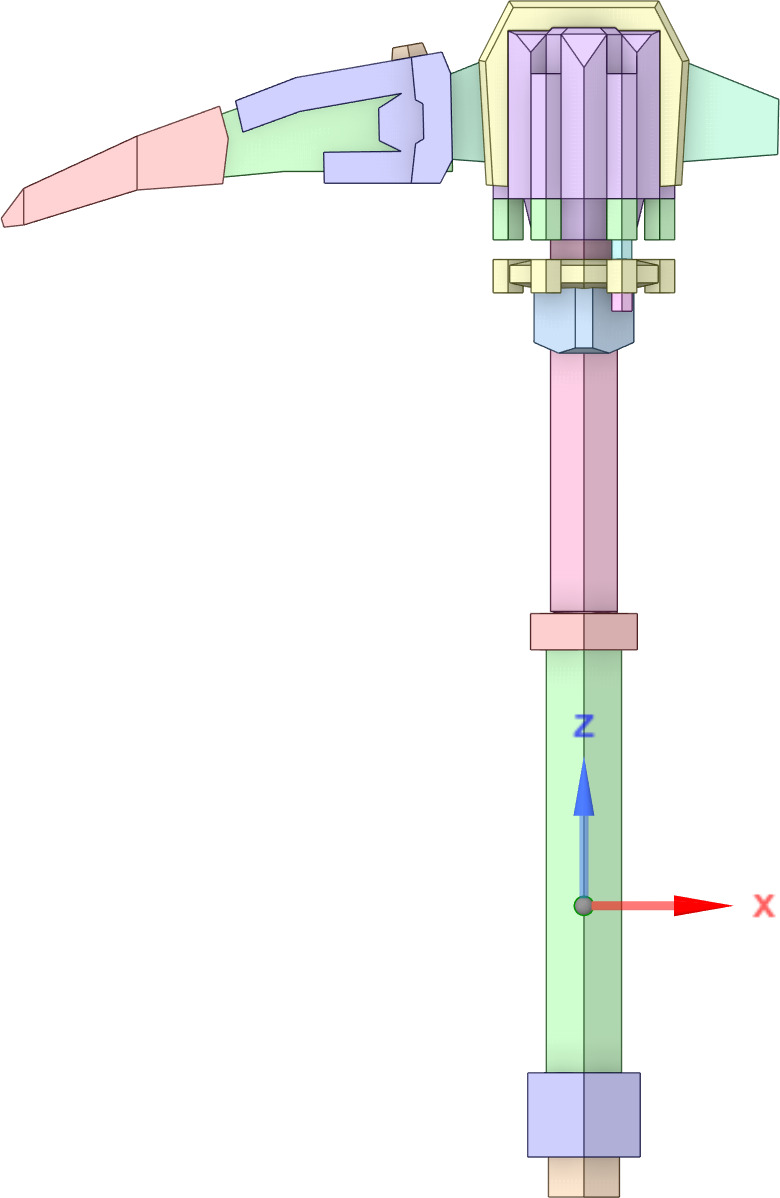 Deep Rock Galactic - Pickaxe - Lifesize Prop for 3D Printing 3D print model_3