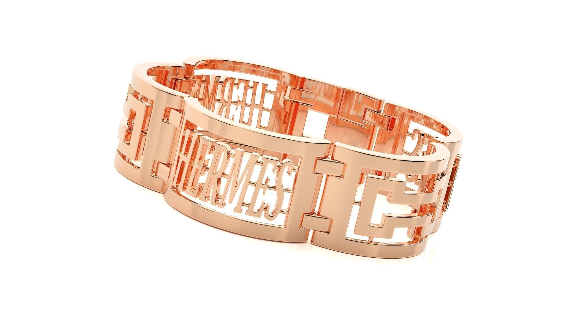 Diamond Bracelet 3D print model  3D print model_2