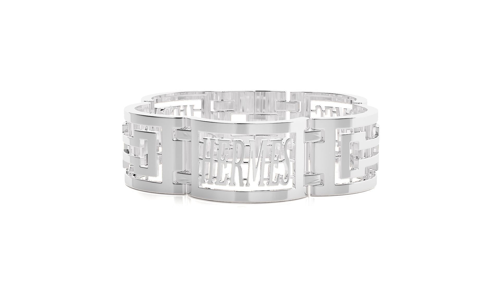 Diamond Bracelet 3D print model  3D print model_7