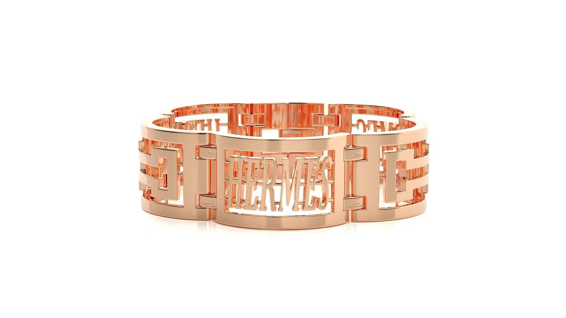 Diamond Bracelet 3D print model  3D print model_3